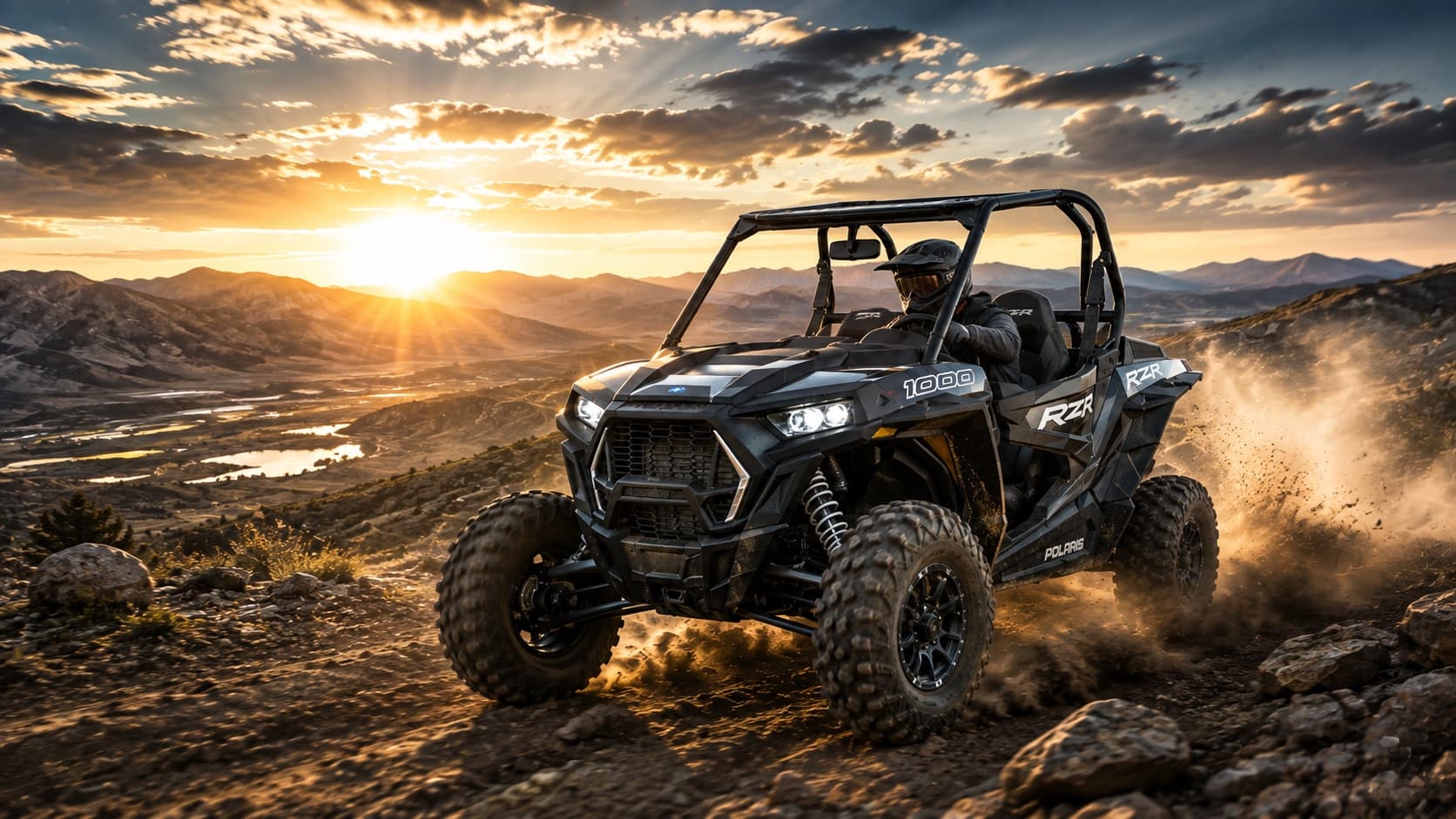 Polaris RZR на планинска патека